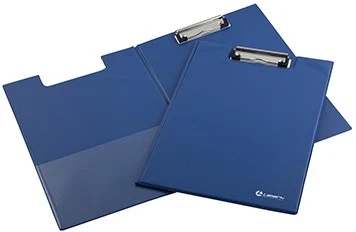 Фото для Папка-планшет с верхним зажимом LAMARK ПВХ синяя 2,4мм