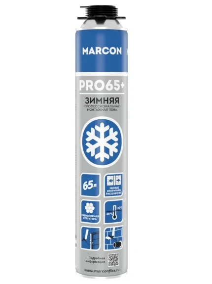 Фото для Пена монтажная профессиональная MARCON PRO 65+ зимняя