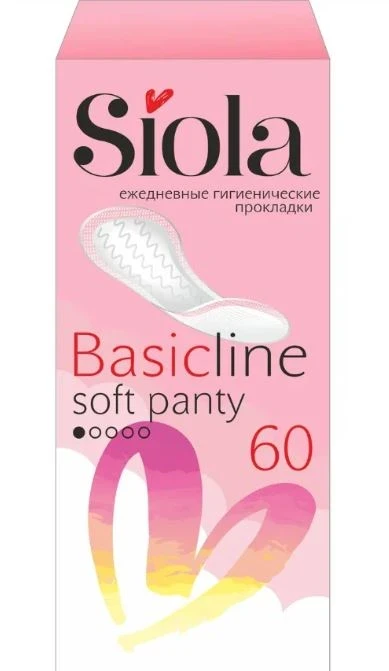 Фото для Прокладки ежедневные Basic Line Рanty Soft 60 шт