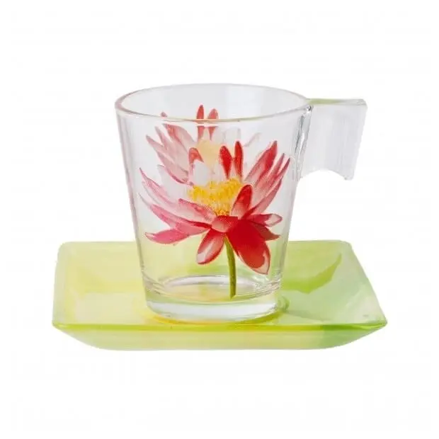 Чайный сервиз Luminarc Water Flower E8131, 6 персон, 12 предметов