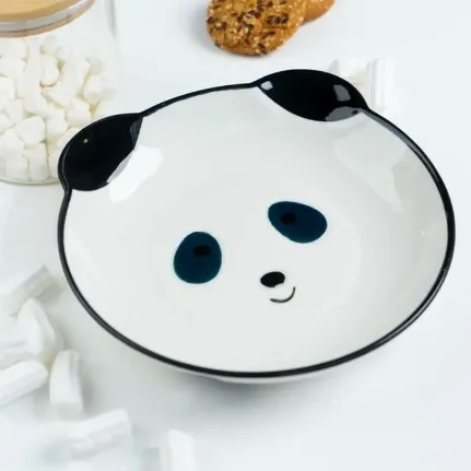 Фото для Тарелка керамическая «Панда», 550 мл, d=20 см