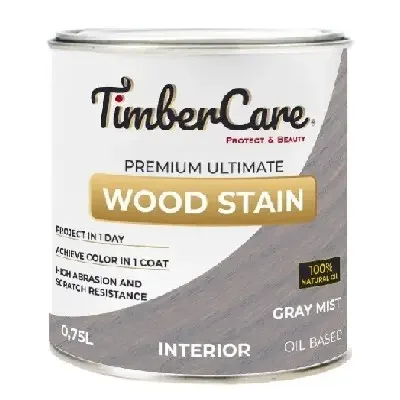 Фото для Масло тонирующее TimberCare Wood Stain 0,75л серая дымка 350010