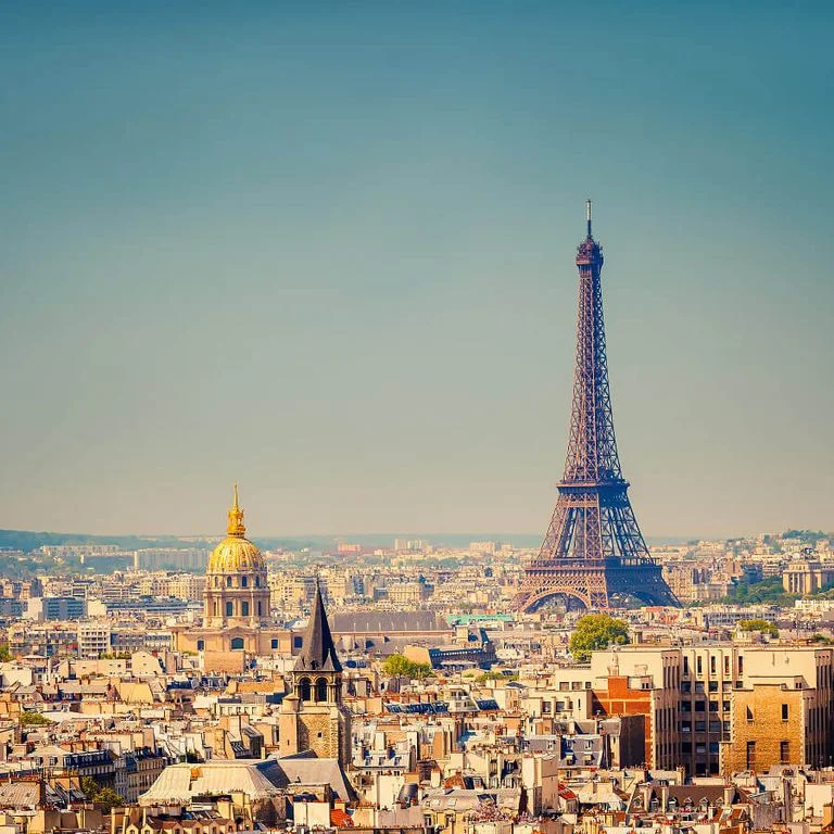 Фотообои Flizelini "Вид на Париж" на флизелиновой основе, 270х270см, 1009-3F