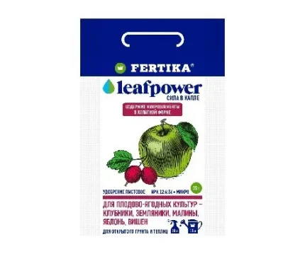 Фото для Удобрение Фертика Leaf Power для плодово-ягодных культур 15 гр