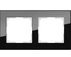 Рамка Werkel на 2 поста черный WL01-Frame-02