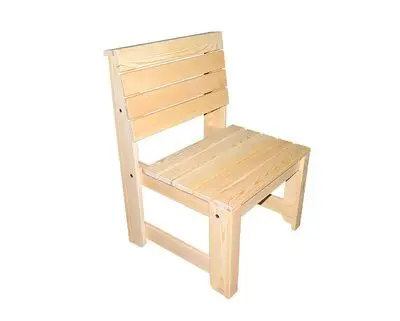 Кресло "Салика" без подлокотников разборное, сосна