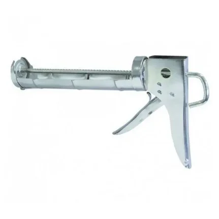 Фото для Пистолет для герметика и жидких гвоздей полукорпусной с зубчатым штоком (арт. 1901005)