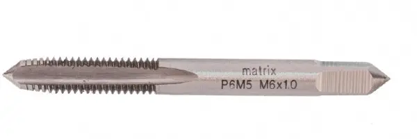 Метчик ручной М6 х 1 мм, Р6М5 Matrix 76675
