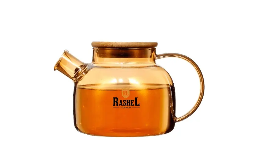 Чайник заварочный 1 л RASHEL, боросиликатное стекло, R8353