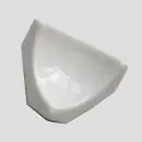 Звездочка керамическая 3,5 см малая белая