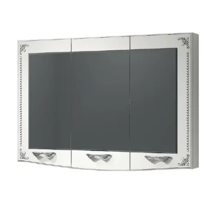 Фото для Шкаф зеркальный Классик-Д 105 серебро