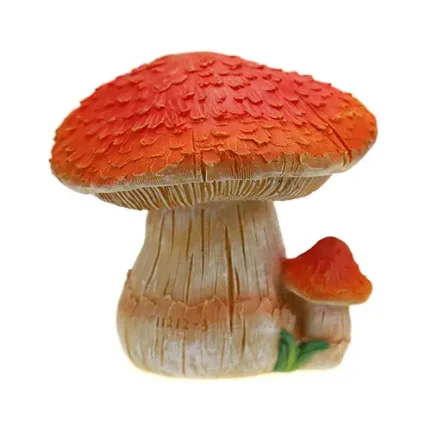 Фото для Фигура садовая Два гриба с красной шапкой 20х17 см, 11212-3