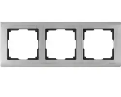 Рамка Werkel на 3 поста глянцевый никель WL02-Frame-03