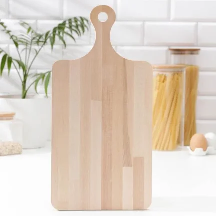 Фото для Доска разделочная Доляна, 40?20?1,2 см, с ручкой, береза 7156099