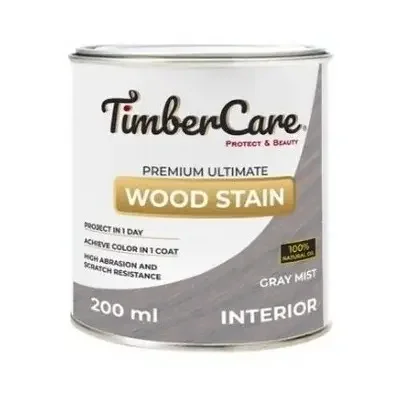 Фото для Масло тонирующее TimberCare Wood Stain 0,2л серая дымка 350009