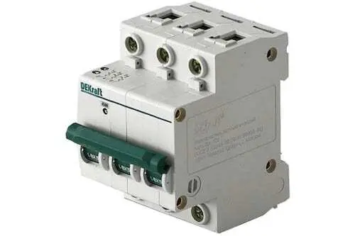 Автоматический выключатель DEKraft ВА101-3P-032A-C 11081DEK