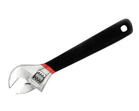 Ключ разводной 6" 150мм хром, обрезиненная ручка T4P, 3103011