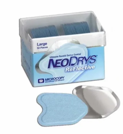 Фото для Прокладки абсорбирующие стоматологические «Neo Drys» (синие) (Dru tips/Драй-типсы), Microcopy