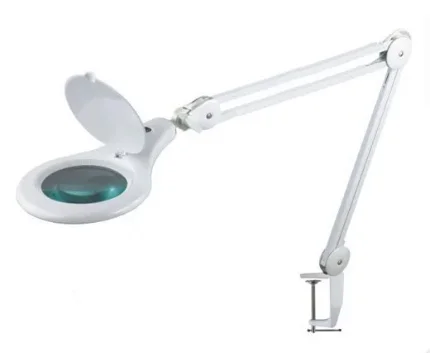 8066 LED-3D лампа-лупа на струбцине 3 диоптрии