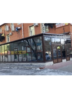 Фасадное остекление из алюминиевого профиля