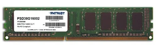 Фото для Память DIMM DDRIII 8Gb 1600Mhz Patriot PSD38G16002