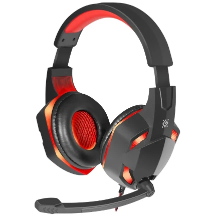 Фото для Наушники+микрофон Defender Warhead G-370 черные кабель 2м 2x jack 3.5 мм USB 2.0