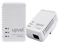 Фото для Сетевая карта (220V) HomePlug AV UPVEL UA-251PK HomePlug AV 500 Мбит/с с поддержкой IP-TV, 1 LAN порткомплекте