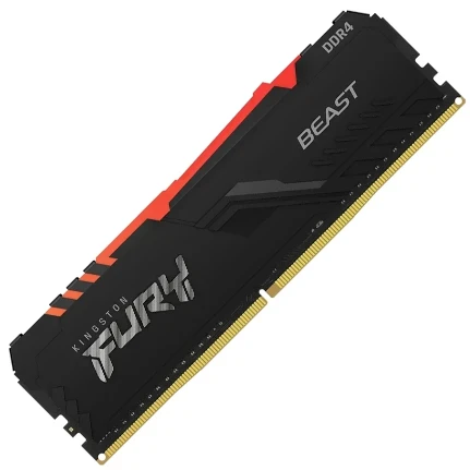Фото для Память DIMM DDR4 32Gb 3200MHz Kingston KF432C16BBA/32FURY Beast Black RGB Gaming Memory Non-ECC, CL16, 1.35V, 2Gx8, RTL