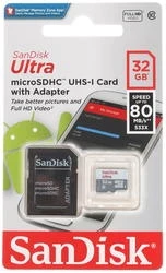 Фото для Карта памяти Micro-SD 32Gb Class 10, SanDisk SDSQQVR-032G-GN6IA Max Endurance + adapter