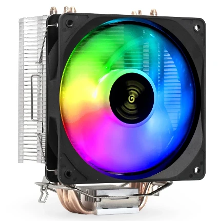 Фото для Вентилятор проц. Socket\x3A 1700/1200/115x/775/AM4/AM3+ ExeGate Dark Magic EXX400V2-PWM.FRGB TDP\x3A 140Вт., PWM, 4pin, об/м\x3A