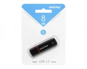 Фото для КАРТА ПАМЯТИ Flash Smart Buy 8Gb Crown Black SB8GBCRW-K
