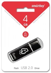 Фото для КАРТА ПАМЯТИ Flash Smart Buy 4Gb Glossy series black