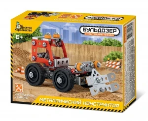 Фото для КОНСТРУКТОР МЕТАЛЛИЧЕСКИЙ СТРОИТЕЛЬНАЯ ТЕХНИКА (02135, Бульдозер)