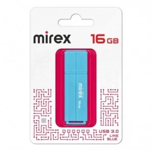 Фото для КАРТА ПАМЯТИ MIREX 16Gb USB 3.0 LINE BLUE