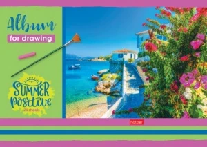 Фото для АЛЬБОМ ДЛЯ РИСОВАНИЯ НА СКОБЕ 24 ЛИСТА "SUMMER" 