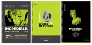 Фото для ТЕТРАДЬ 80Л КЛЕТКА А4 "НЕВЕРОЯТНЫЙ МИР"