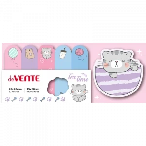 Фото для БЛОК ЗАКЛАДКА 45*45 20Л + 15*50 20Л 6*20Л 6ДИЗ deVENTE АССОРТИ (2011413, Lazy cat)