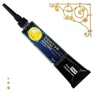 Фото для КРАСКИ БАТИК TAIR КОНТУР 20МЛ СВЕТЛОЕ ЗОЛОТО