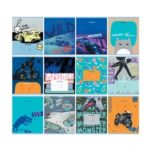 Фото для ТЕТРАДЬ 18Л ЛИНИЯ "MIX-12 МАЛЬЧИКИ"