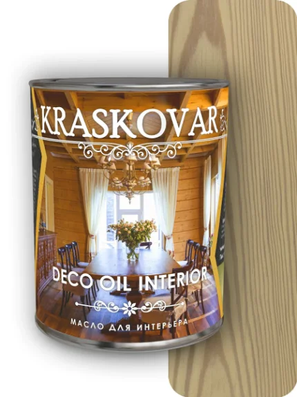 Фото для Масло для интерьера Kraskovar Deco Oil Interior Ваниль 0,75 л