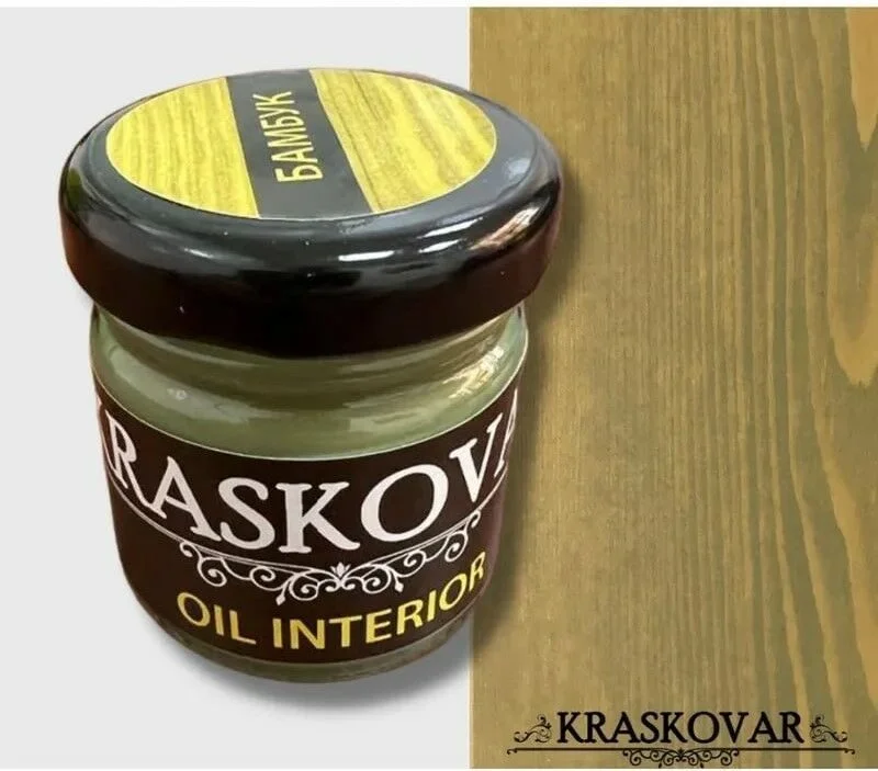 Масло для интерьера Kraskovar Deco Oil Interior Бамбук 40 мл