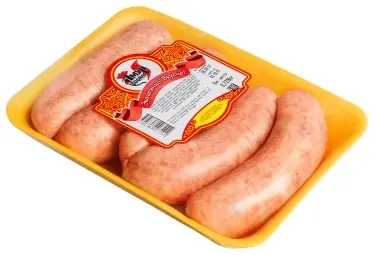 Колбаски для жарки Дрезденские с/м вес Ам бройлер*3-4,5