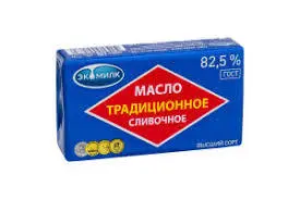 Масло сливочное 180гр традиционное 82.5% Экомилк *13 (БЗМЖ)