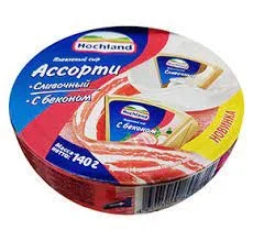 Сыр плавленый Хохланд 140гр ассорти сливочный/бекон *15 (БЗМЖ)