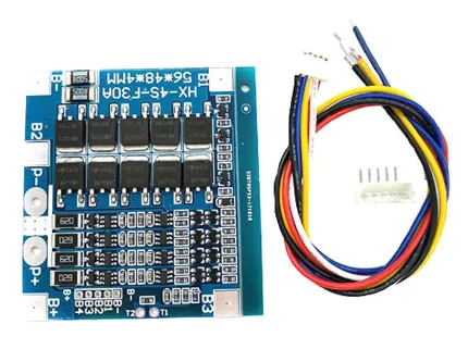 Фото для Контроллер зар.-разр. для LiFePO4 батарей, 4 ячейки, 3.2В до 30А, балансировка. 56x48x4мм