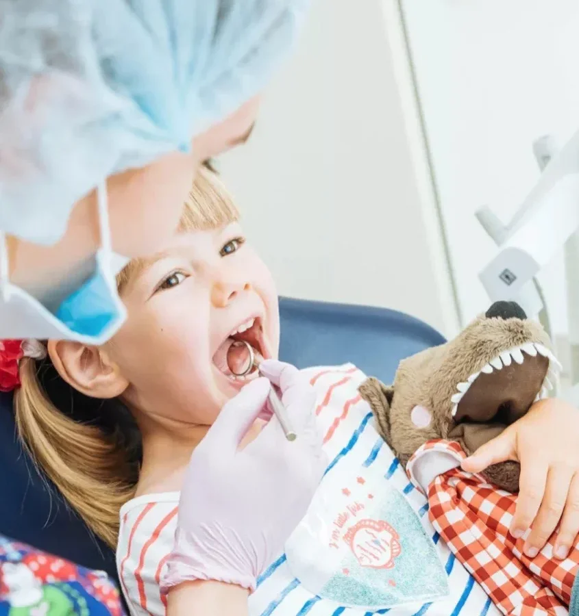Восстановление временного зуба постоянной пломбой у детей