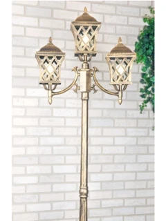 Фото для Светильник садово-парковый Elektrostandard СASSIOPEYA F/3 черное золото