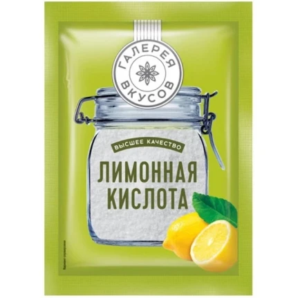Фото для Лимонная кислота Галерея вкусов 50гр*30 ВС027