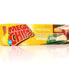 Фото для Чипсы Мега 100гр картофельные Холодец/хрен*25