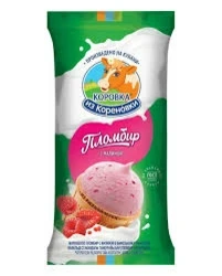 Фото для Мороженое Коровка из Кореновки 100гр с малиной*30